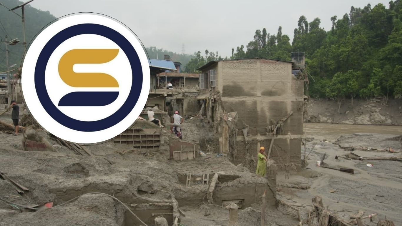 बाढीपीडितका लागि सन सेक्युरिटिजले गर्‍याे २ लाख ११ हजार सहयोग