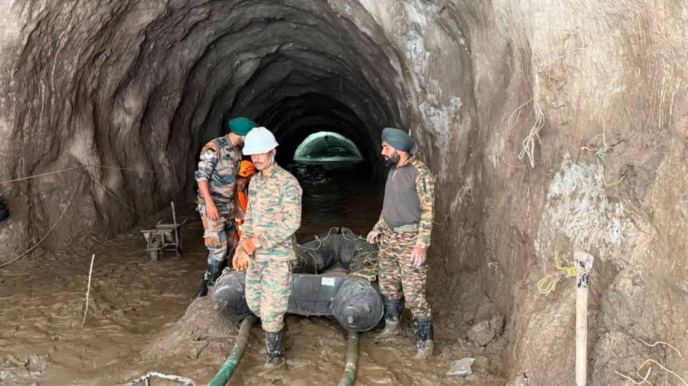 चिलिमे सुरुङमा उद्धार टोली पठाउन सुरक्षा डोरी जोडियो