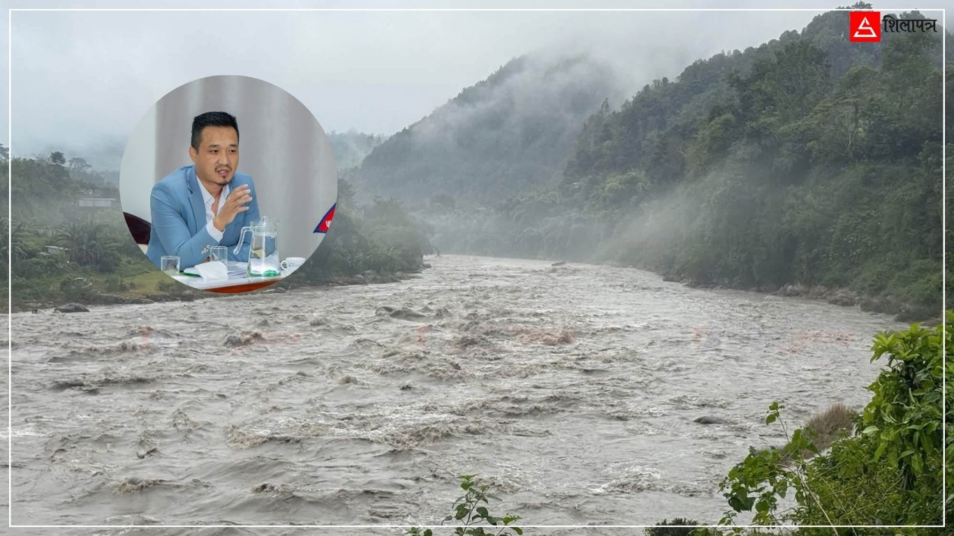 बूढीगण्डकीको बाढीले न्याक्चेत–फिलिम जोड्‌ने पुल बगायो