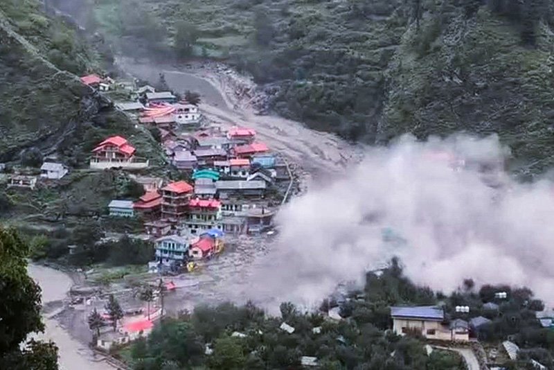 उत्तराखण्ड बाढीमा परेका बर्दियाको मधुवनका पाँच नेपाली मजदुरको अवस्था अझै अज्ञात