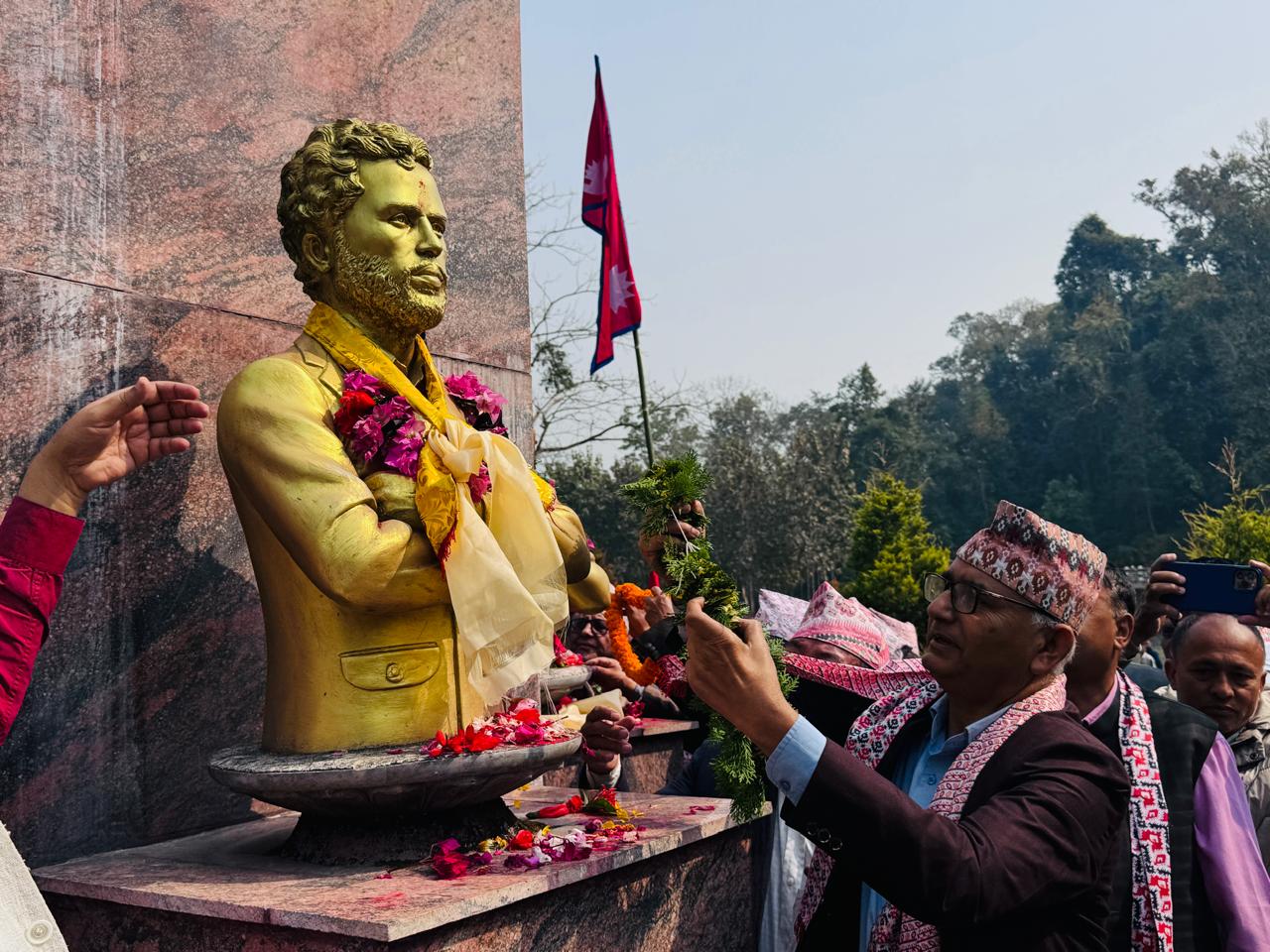 सुखानी पुगेका नेताले भने– एमालेबाहेक कसैले शहीदको सपना पूरा गर्न सक्दैन  