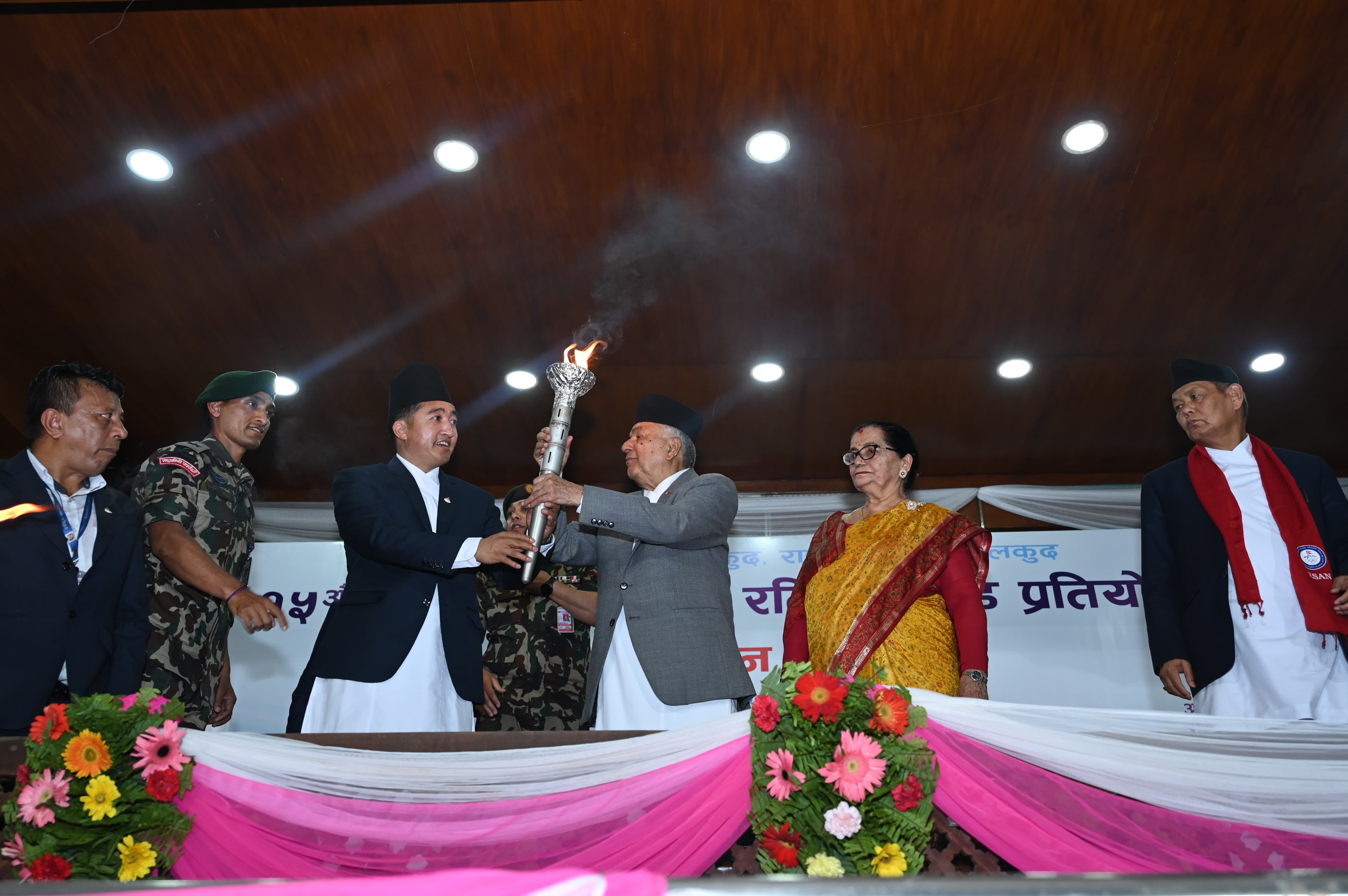 खेलाडी उत्पादनको प्रमुख र प्रारम्भिक जग गाउँ र विद्यालय हुन् : राष्ट्रपति