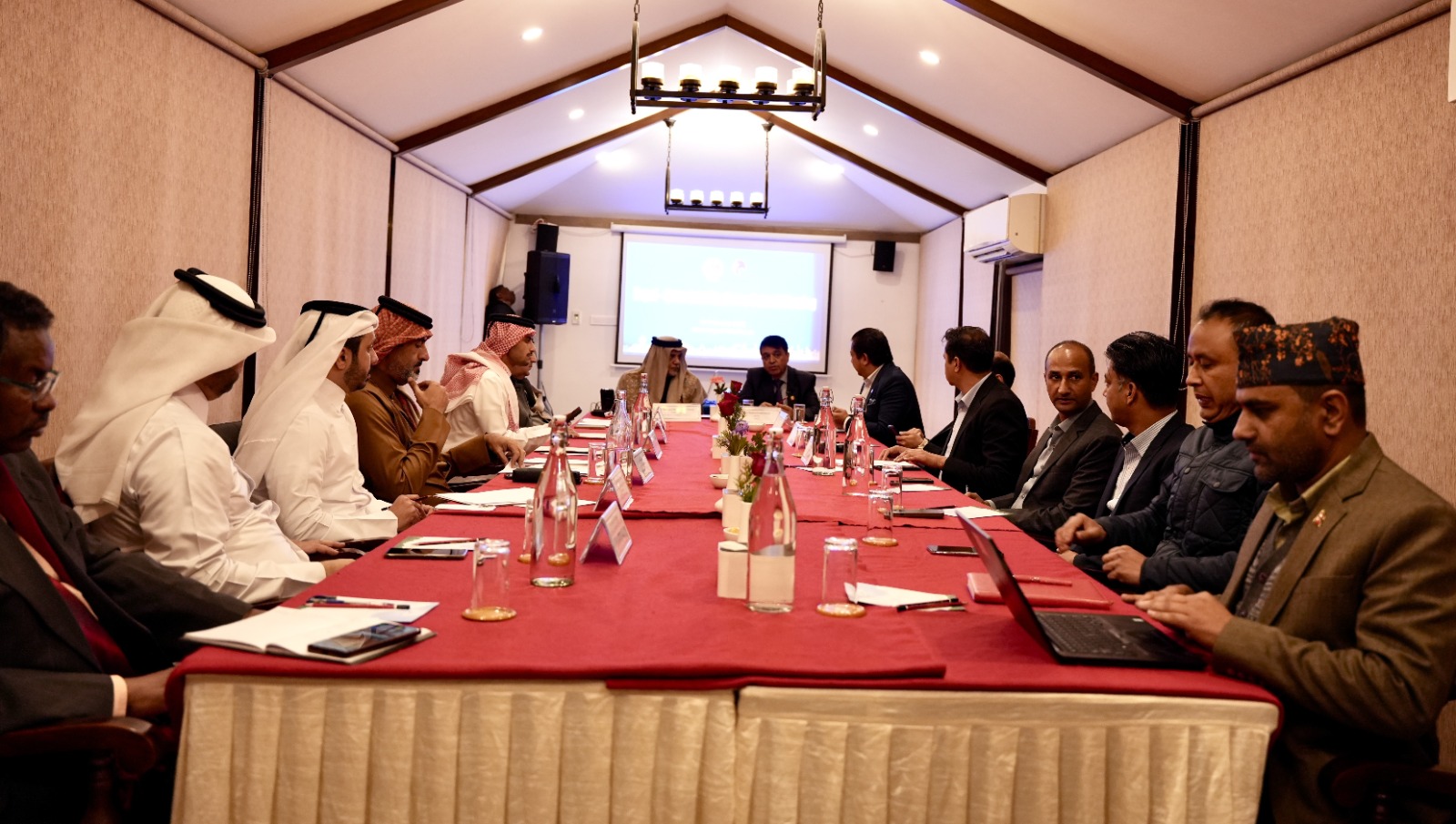 नेपाल–कतार द्विपक्षीय लगानी र व्यापार विस्तारमा सहकार्य गर्ने प्रतिबद्धता