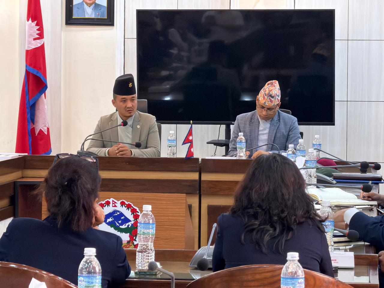 गृह मन्त्रालयमा सुधन गुरुङको बिदाइ भेट