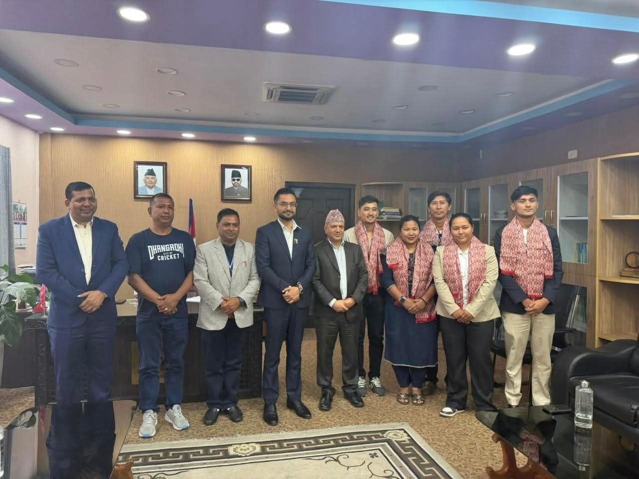 पूर्व राष्ट्रिय गोलकिपर विशाल श्रेष्ठ राखेपको उपाध्यक्ष नियुक्त, शक्ति गाैचन बने बोर्ड सदस्य