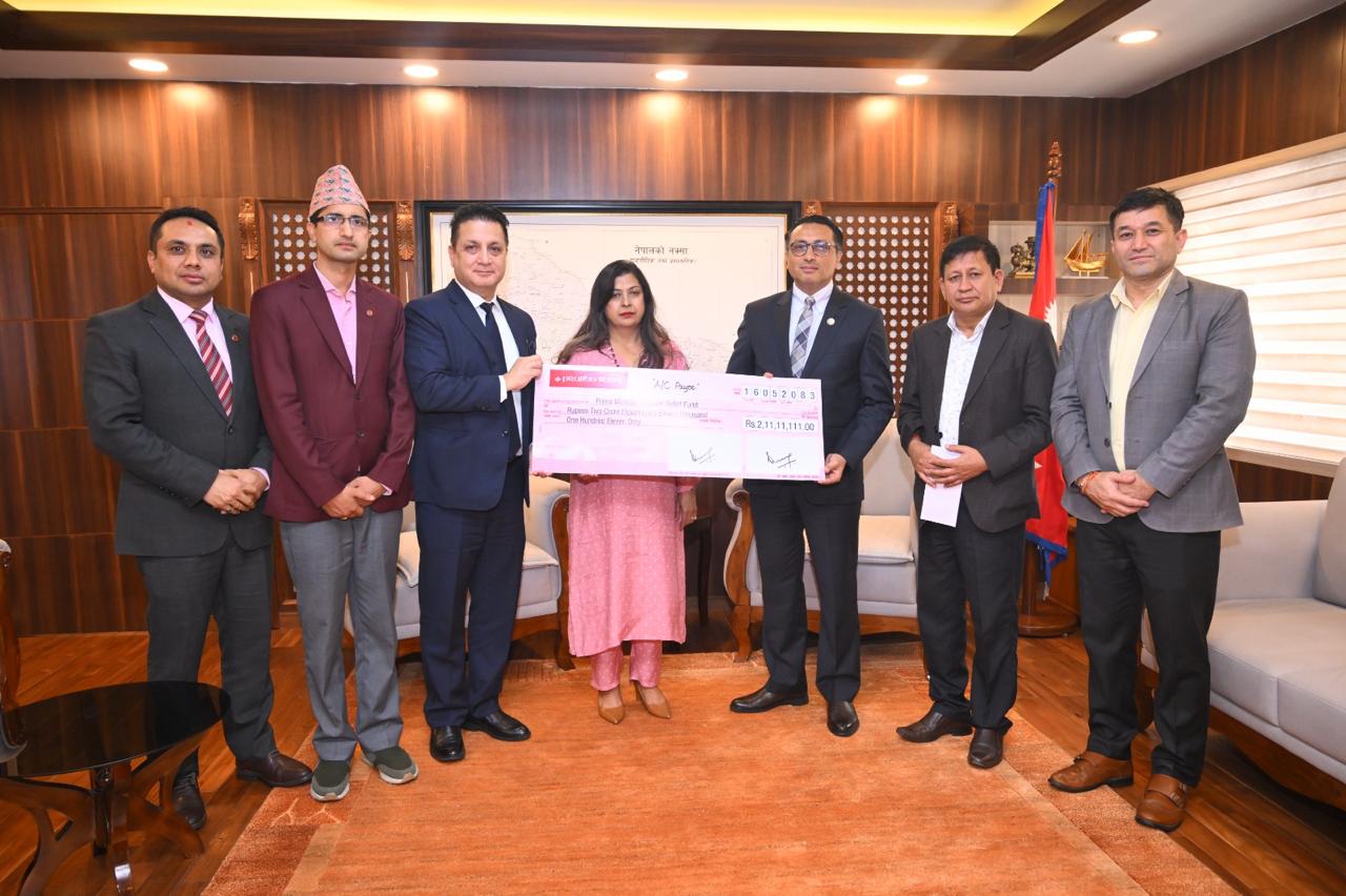 बाढीपीडितका लागि प्रभु बैंकले सरकारलाई दियो २ करोड ११ लाखभन्दा धेरै रकम