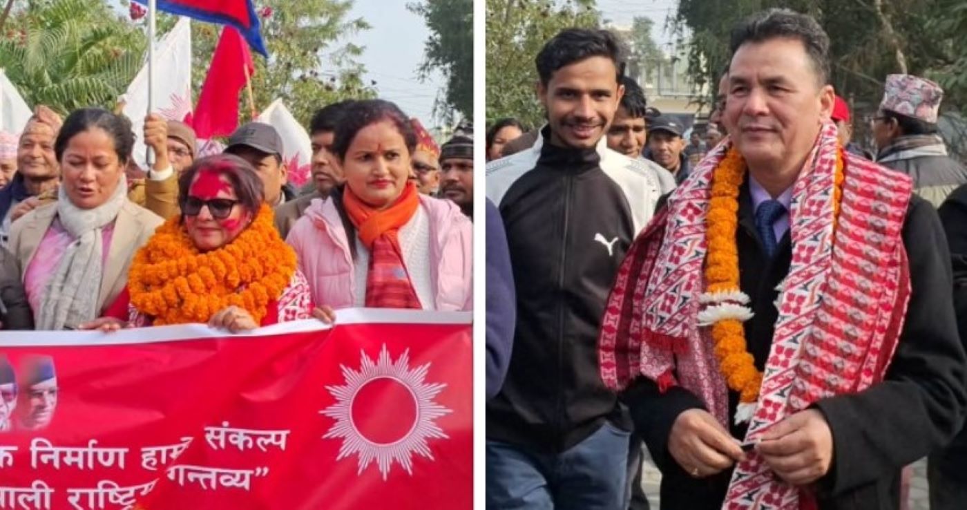 सुदूरपश्चिममा कांग्रेस–एमालेको गठबन्धनबाट खाती र भण्डारीद्वारा उम्मेदवारी दर्ता