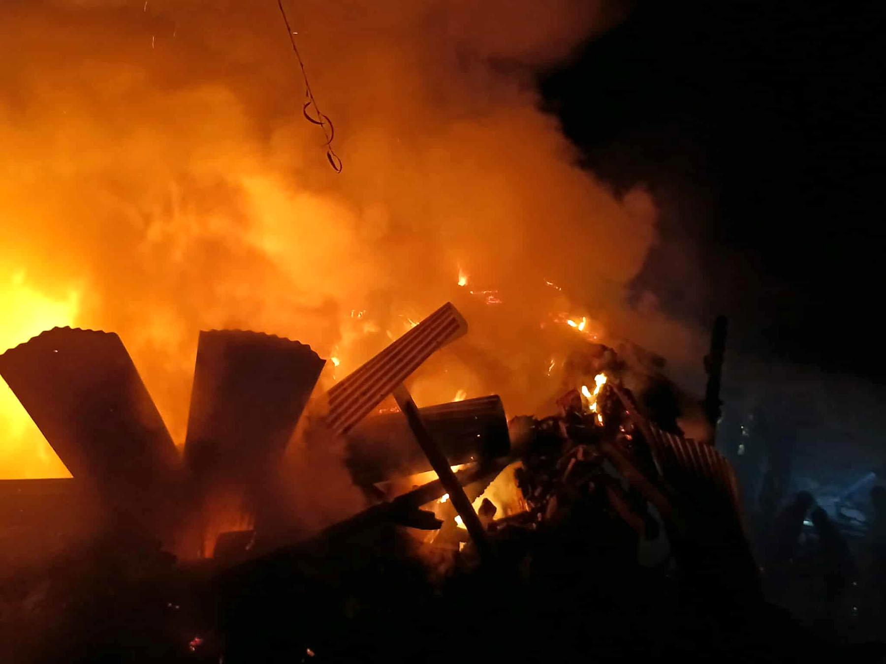 हुम्लाको सर्केगाडमा आगलागी, दुई जना घाइते, एकको अवस्था गम्भीर