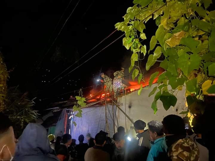 दीयोबाट आगलागी हुँदा २६ लाखभन्दा बढीको क्षति