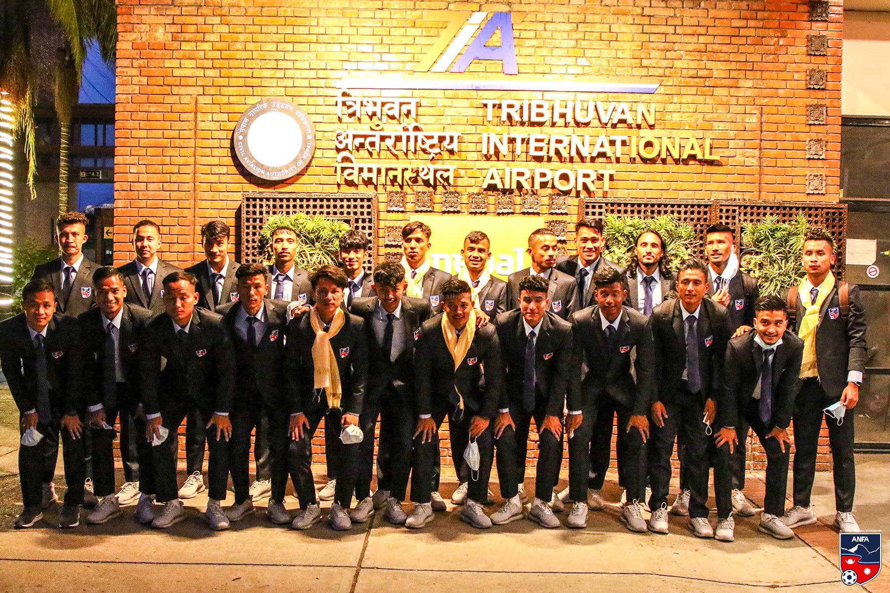 नेपाली फुटबल टोली आज इराक जाँदै