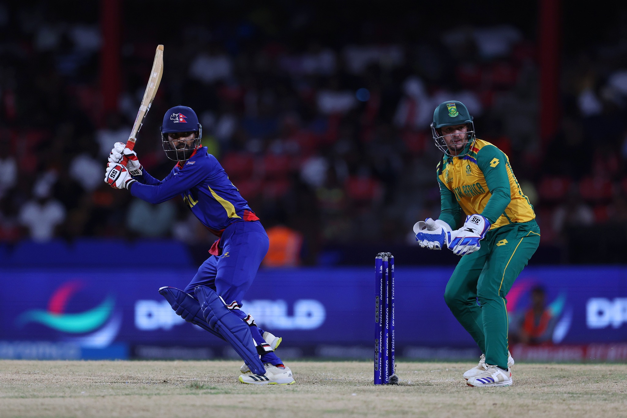टी२० मा नेपालविरुद्ध दक्षिण अफ्रिकाको जित समूह चरणकै सबैभन्दा सानो