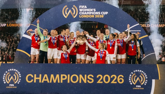 आर्सनललाई फिफा महिला च्याम्पियन्स कपको उपाधि