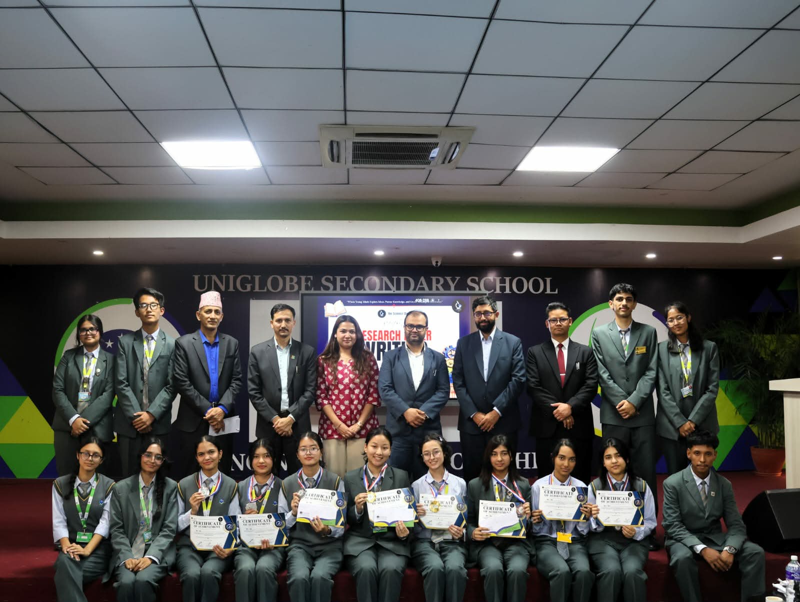 अनुसन्धान पत्र लेखनमा युनिग्लोबका विद्यार्थीको प्रतिस्पर्धा, तीन विधाका विजेता घोषणा