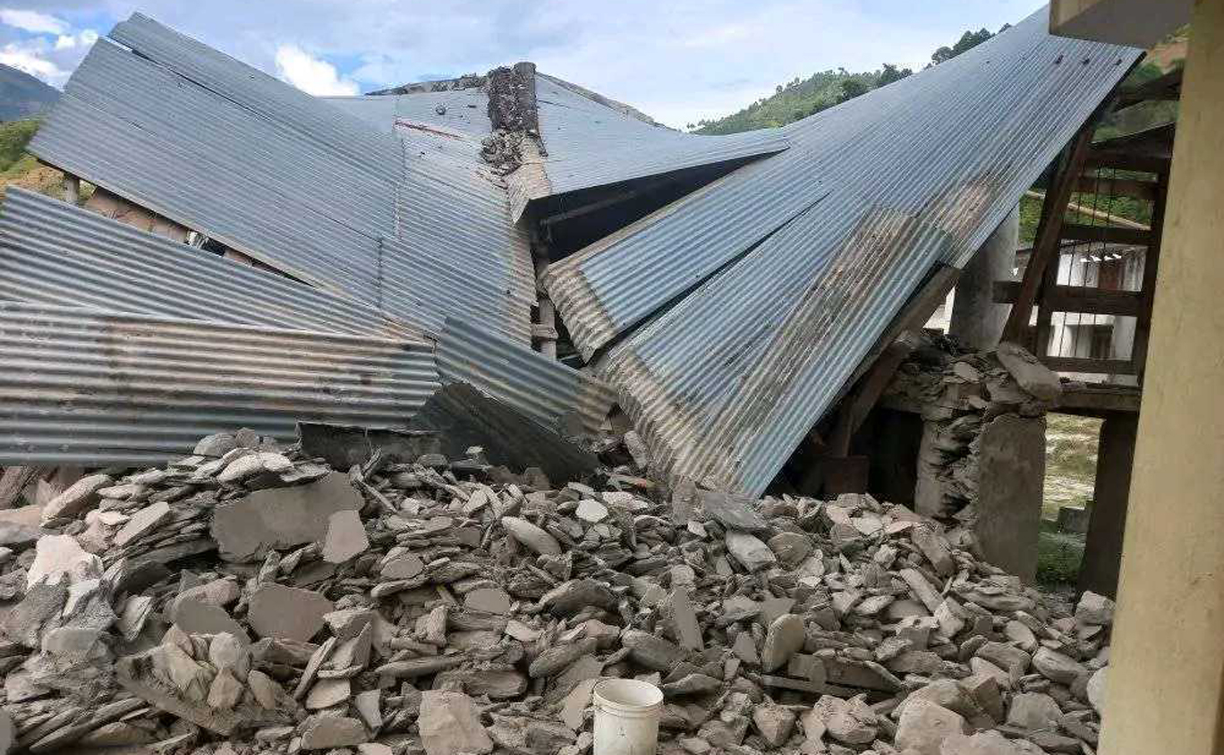 बझाङ भूकम्पमा परी एक महिलाको मृत्यु 