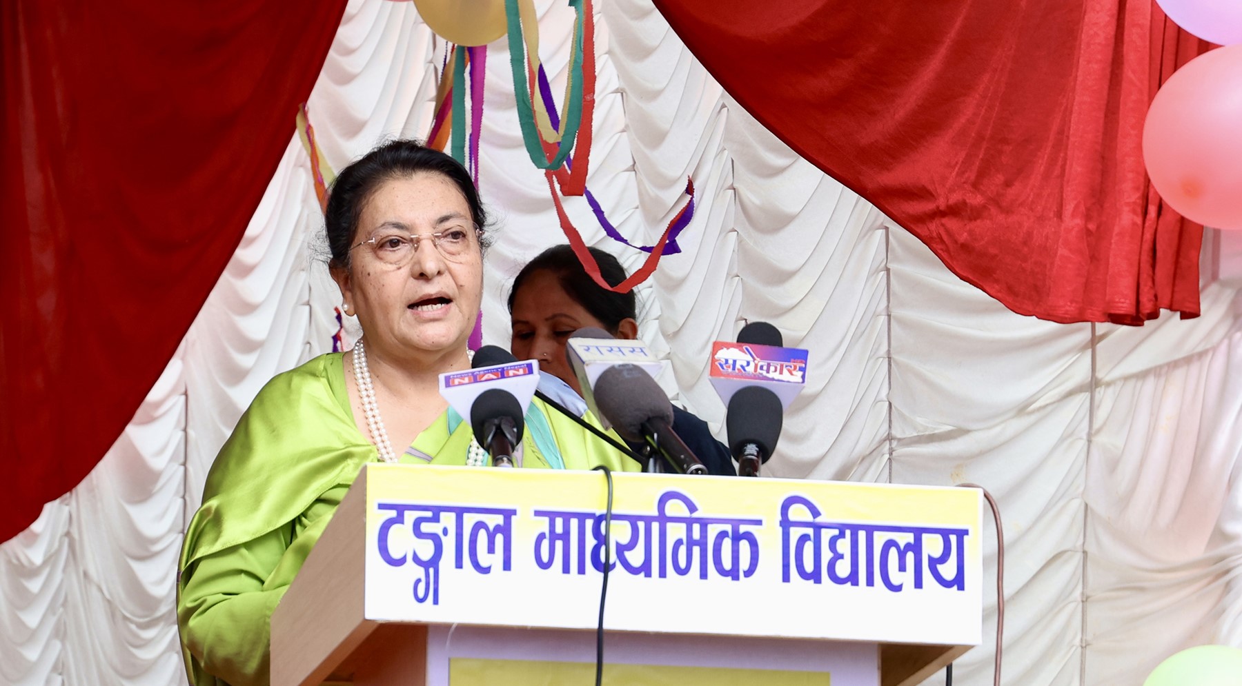 कुनै पनि बहानामा पठनपाठन अवरुद्ध गर्नु हुँदैन: पूर्वराष्ट्रपति भण्डारी