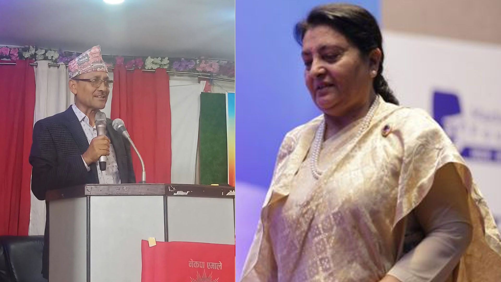 पूर्वराष्ट्रपति भण्डारीलाई सिमरा विमानस्थलमा स्वागत गर्न एमाले पोलिट्ब्यूरो सदस्यको आव्हान