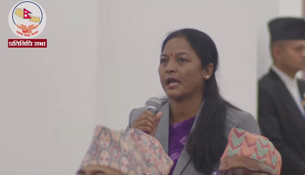 अमिसा पराजुलीमाथि भएको साइबर आक्रमणको विषय संसदमा प्रवेश