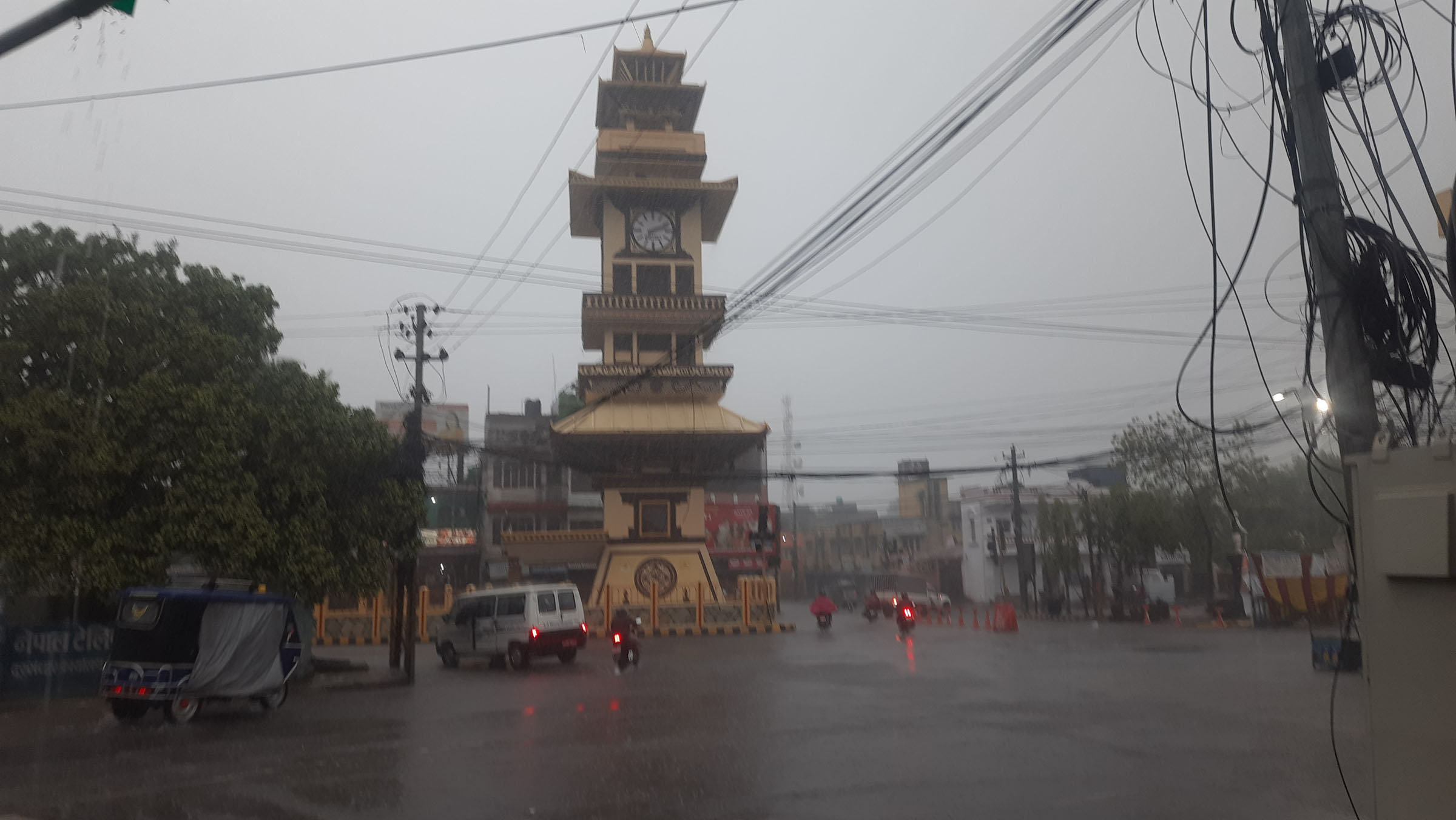 अविरल वर्षाले वीरगञ्ज महानगरका अधिकांश क्षेत्रमा डुबानको समस्या, क्षति भने न्यून