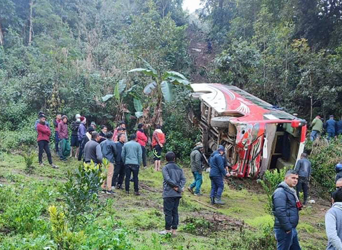 पाल्पामा मलामी बोकेको बस दुर्घटना: मृत्यु हुनेको संख्या ७ पुग्यो (अपडेट)*