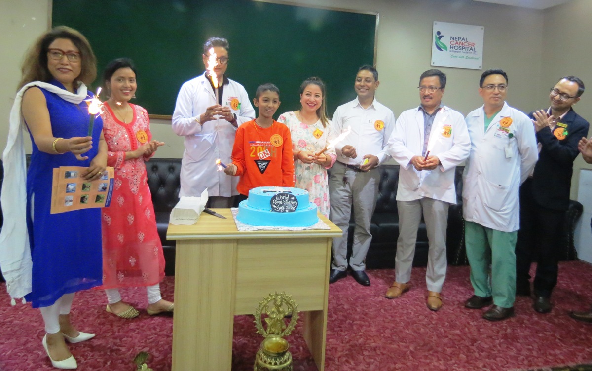 नेपाल क्यान्सर अस्पतालमा मनाइयो 'फिजियोथेरापि दिवस २०२३'