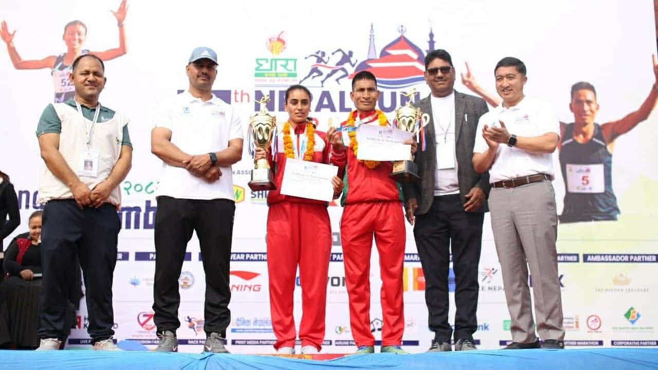 खडक र पूर्णलक्ष्मीलाई ११औँ धारा नेपालगञ्ज म्याराथन उपाधि, एन्जल्स स्कुललाई नेपालगञ्ज ट्रफी