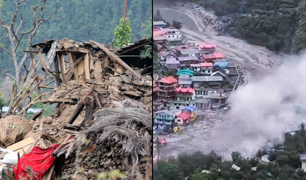 उत्तरकाशीमै हराए भूकम्पपछि अस्थायी टहरामा परिवार छोडेर जानेहरू