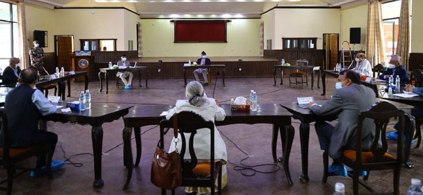 मन्त्रीको नाम टुंग्याउन बालुवाटारमा कांग्रेस पदाधिकारी बैठक सुरु