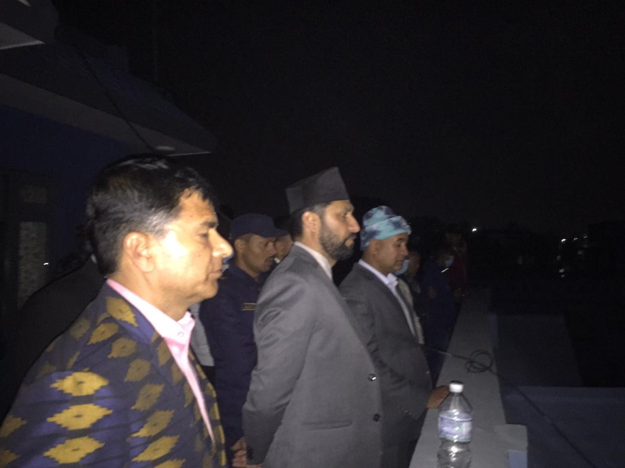 सशस्त्र प्रहरीको भण्डारणमा आगलागीबारे गृहमन्त्रीले गठन गरे छानबिन समिति