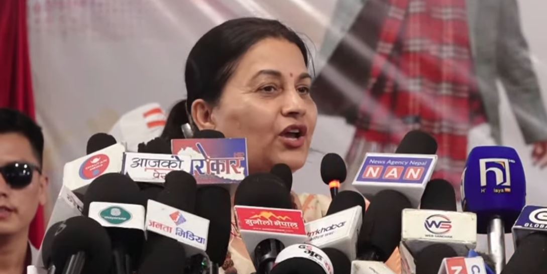 कांग्रेसमा कलह हुँदा मुलुक ध्वस्त हुने स्थिति आयो : डिना