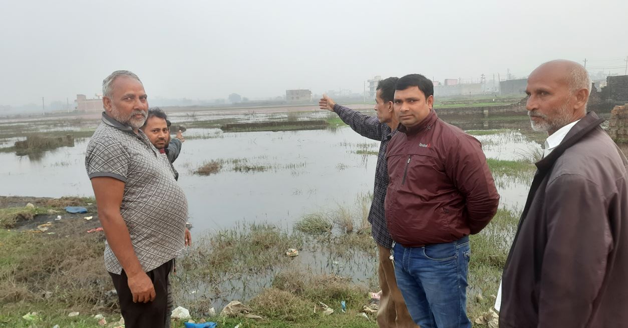 निकास नहुँदा वीरगञ्जको दुई सय बिघा खेतीयोग्य जमिन डुबानमा