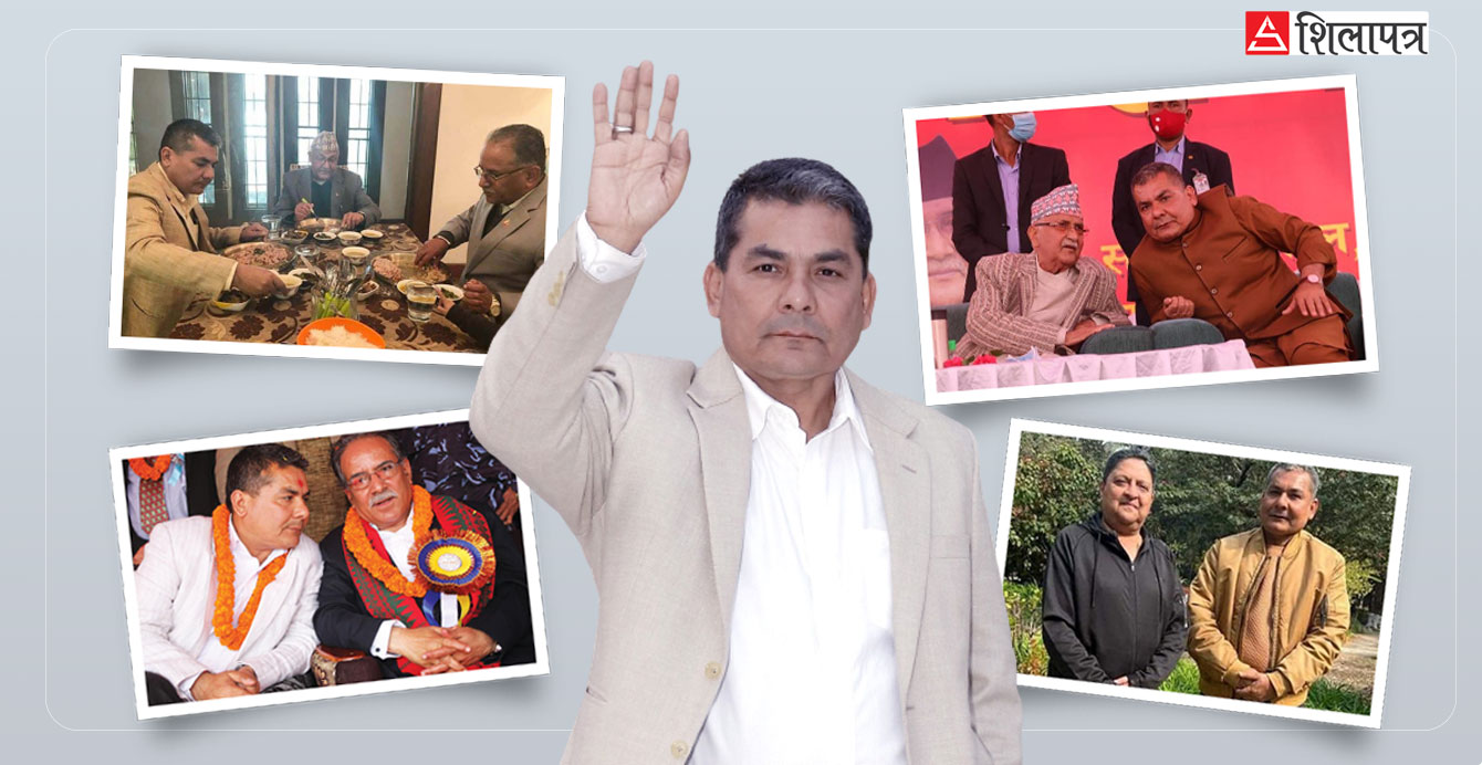 शक्तिकेन्द्र चहार्दै पूर्वराजाको शरणमा पुगेर ओलीको टाउको दुखाइ बनेका दुर्गा प्रसाईं