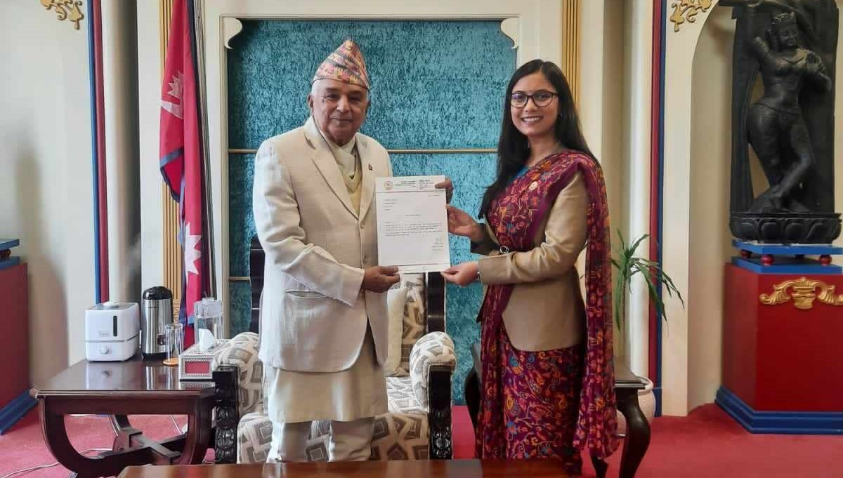 सालीनदीको दर्शन गर्न राष्ट्रपति पौडेललाई सांसद सोविताको निम्ता