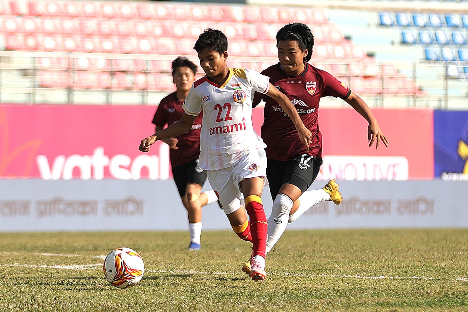 साफ महिला क्लब च्याम्पियनसिप : इष्ट बंगालको शानदार सुरुवात