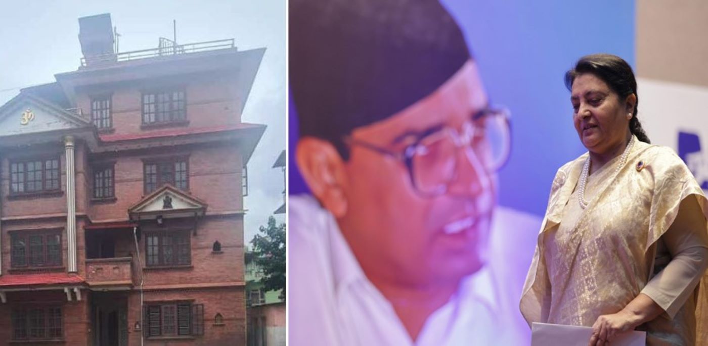 मदनले चुनावी प्रचार गर्न प्रयोग गरेको घरमा विद्या भण्डारीको सम्पर्क कार्यालय !