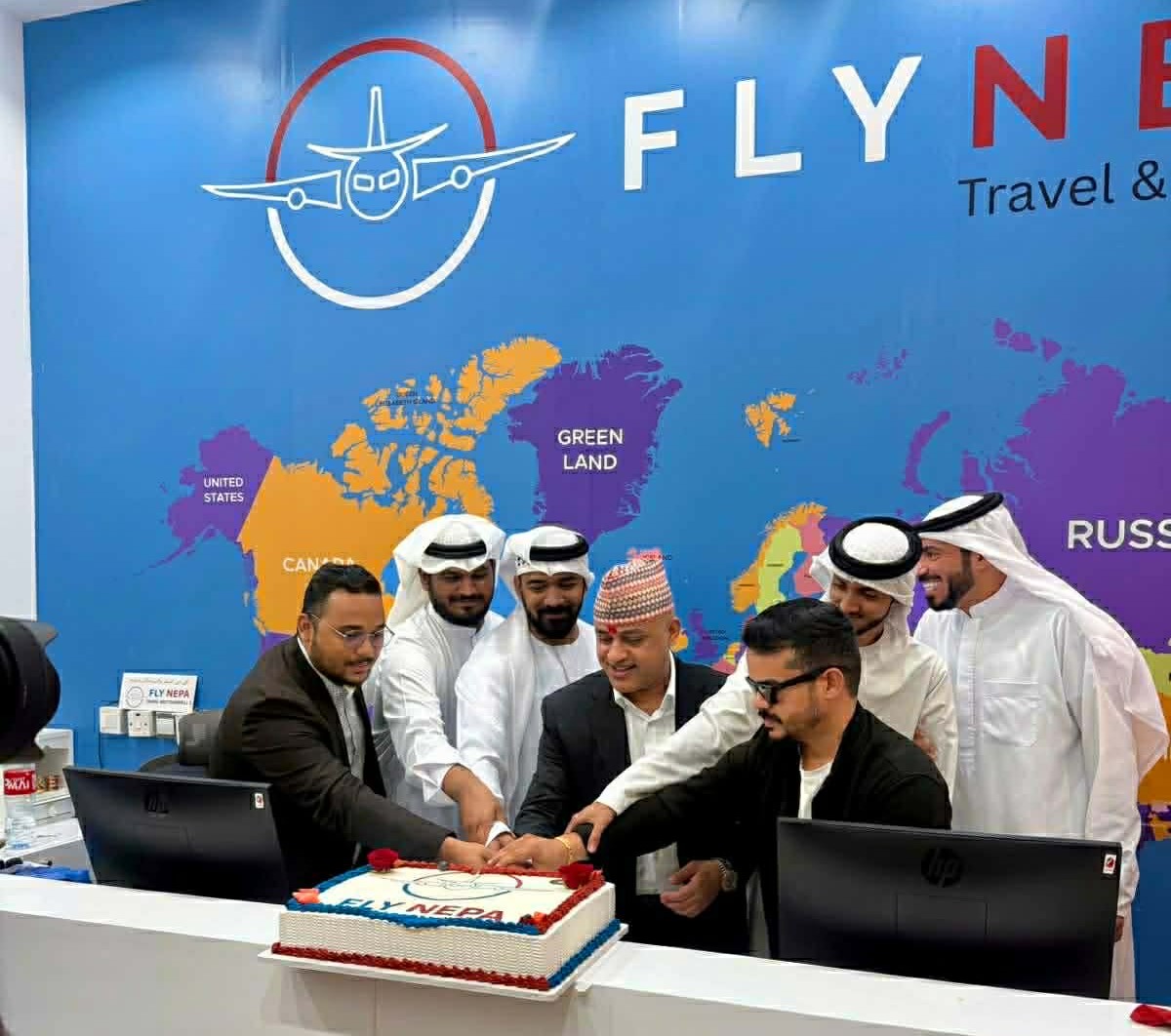 दुबईमा खुल्यो फ्लाइ नेपा ट्राभलको नयाँ कार्यालय