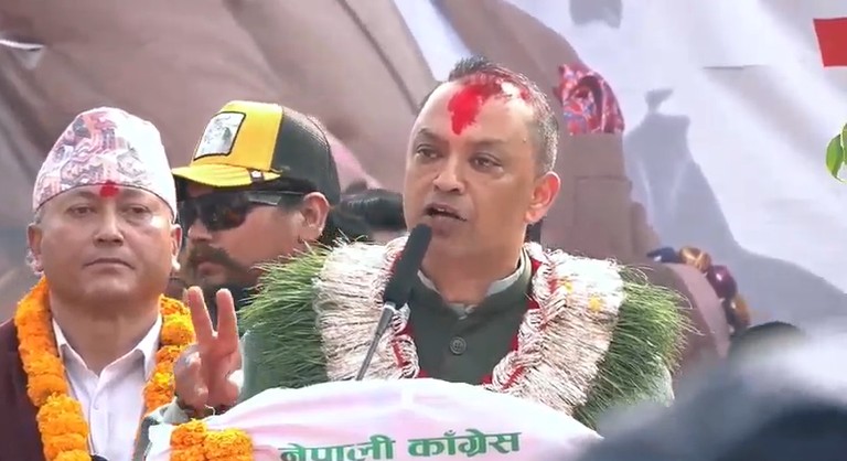 सुर्खेतबाट गगनको उद्घोष– पाँच वर्ष स्वर्णिम बनाउँछाैँ, मुलुकलाई दुर्घटनामा पर्न दिन्नौँ