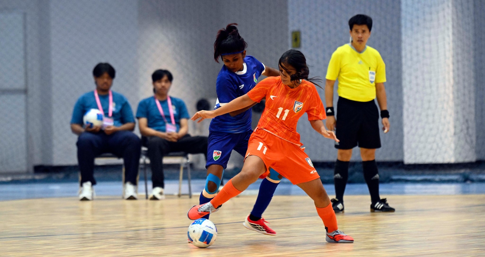 साफ महिला फुटसल च्याम्पियनसिप : भारतको सानदार सुरुवात