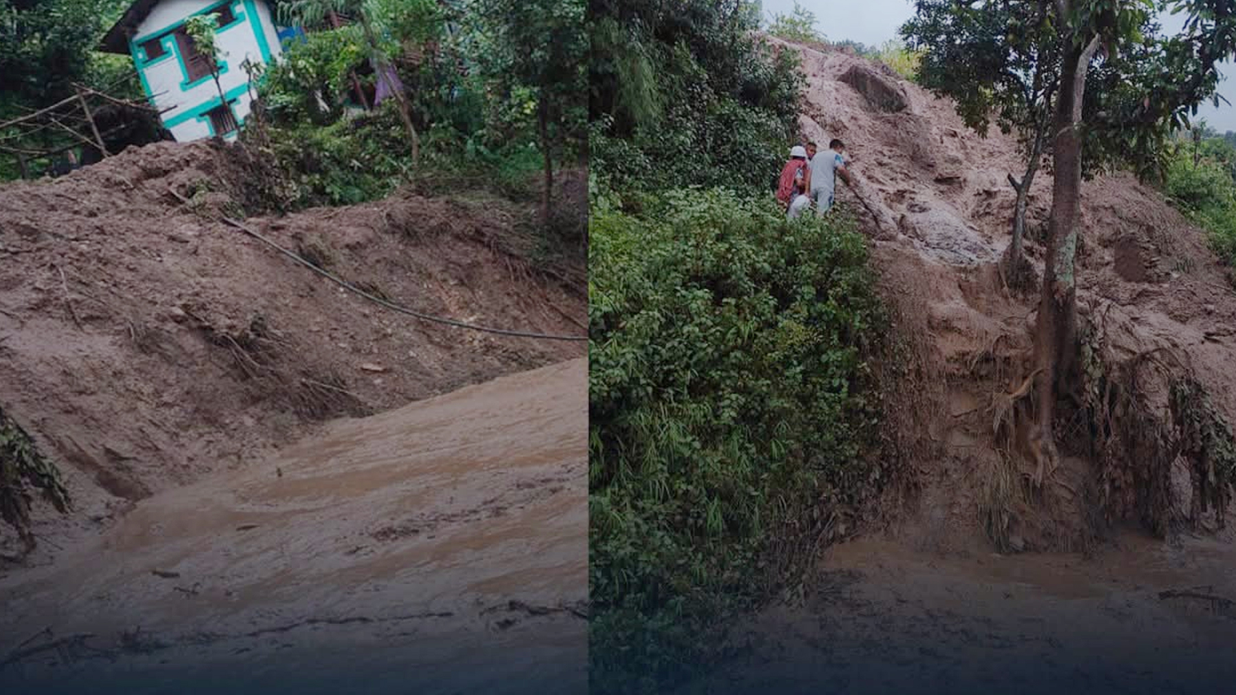 जाजरकोटमा पहिरोमा परेर १० जना घाइते, तीन जना सम्पर्कविहीन