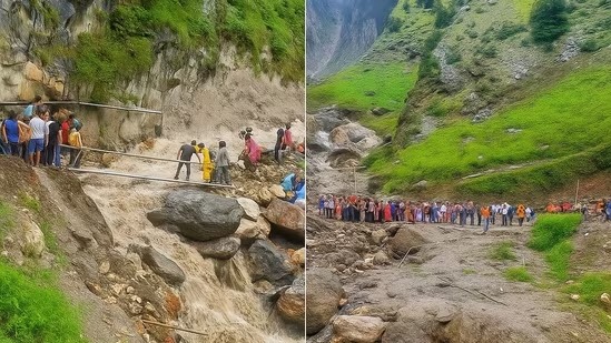 जम्मू-कश्मीरमा बाढी: ४६ जनाको मृत्य, सयभन्दा बढी घाइते