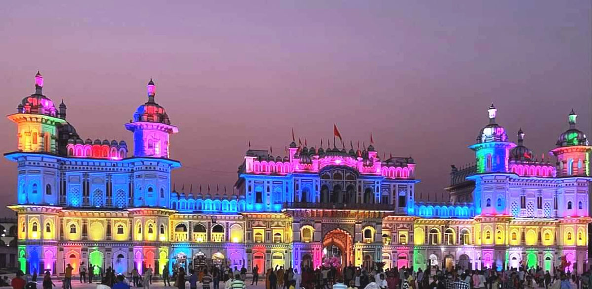 जनकपुधाममा विश्व किर्तीमानका लागि अन्नको मूर्ति बनाइने