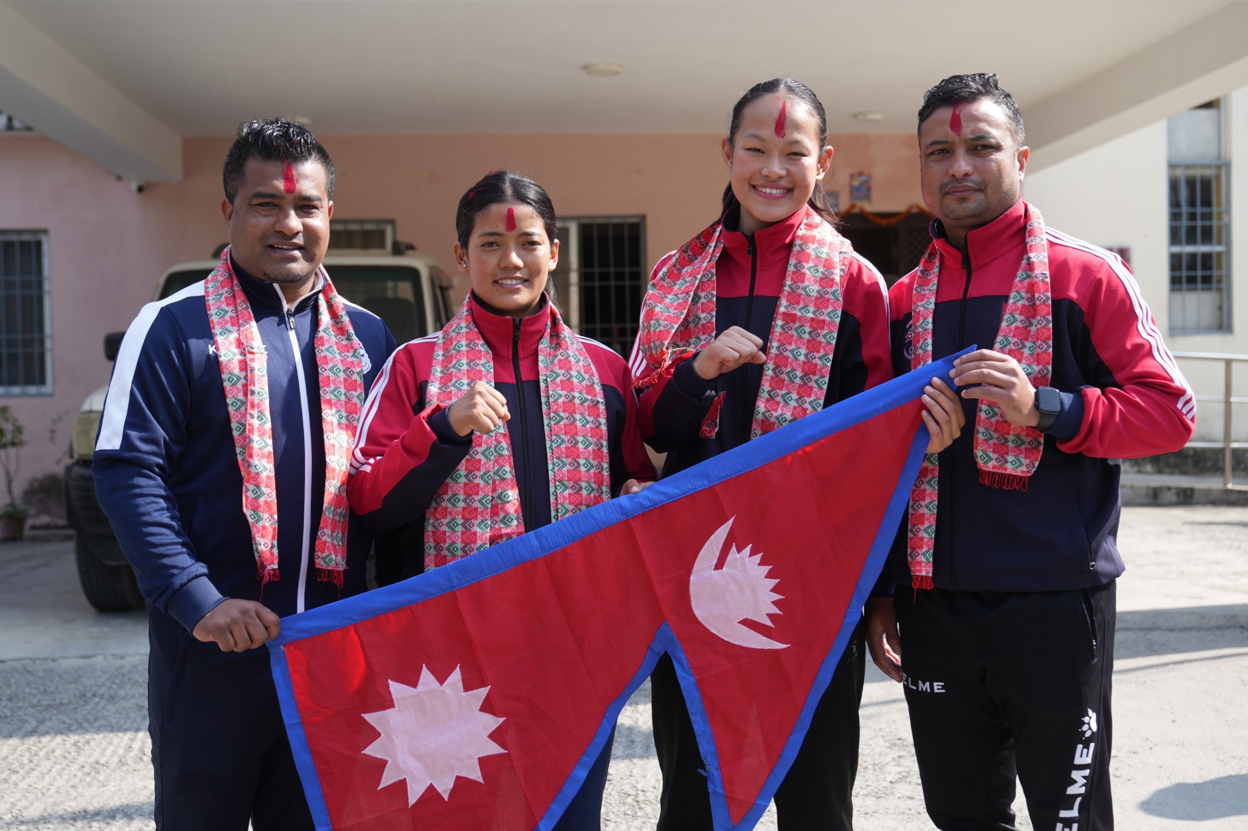 इजिप्ट जाने कराँते टोलीको बिदाइ