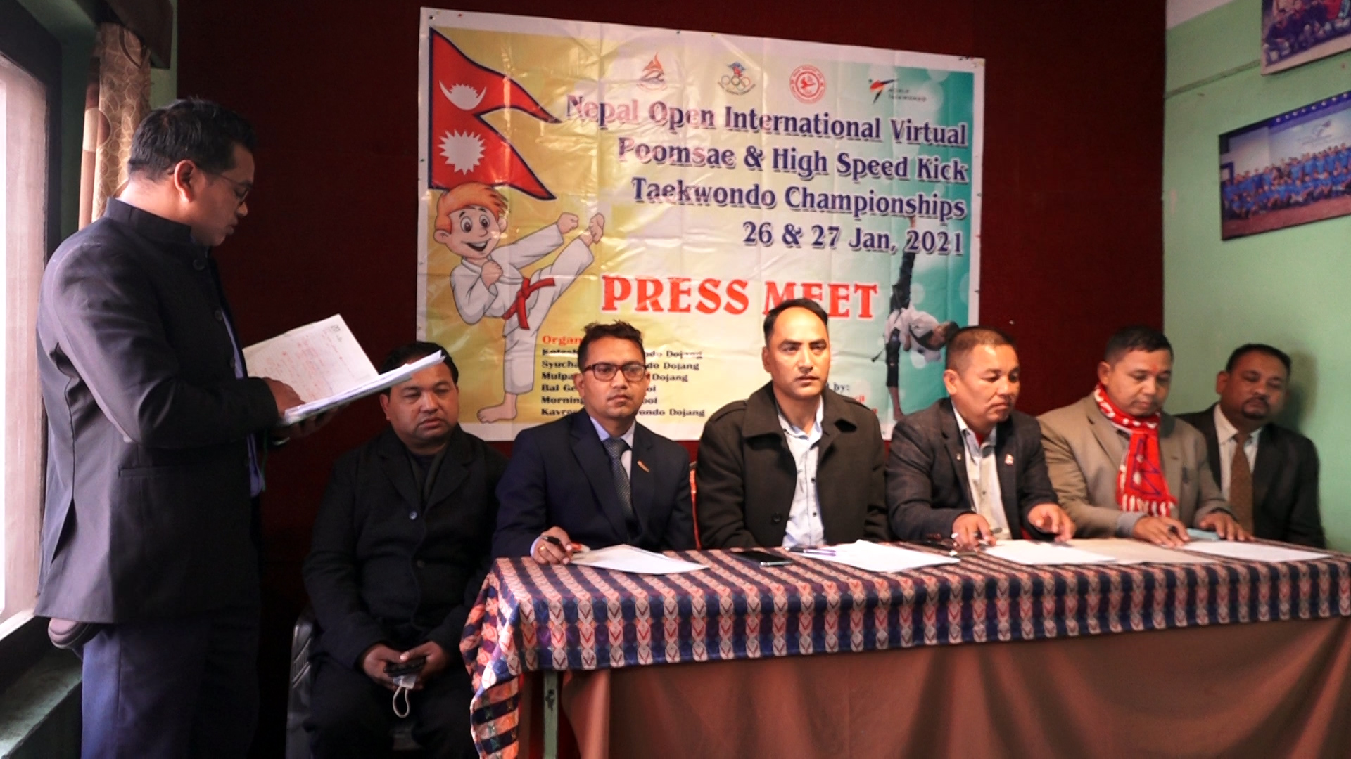 काठमाडौंमा नेपाल ओपन अन्तर्राष्ट्रिय भर्चुअल पुम्से च्याम्पियनसिप