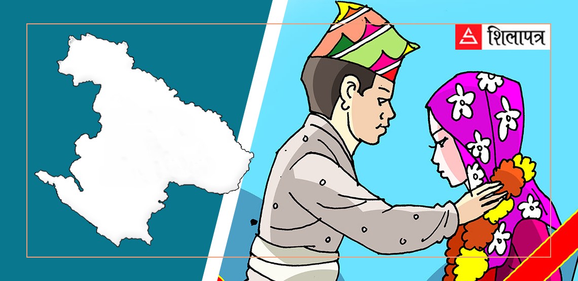 कर्णालीमा २० वर्ष नपुग्दै ४३ प्रतिशतको हुन्छ बिहे