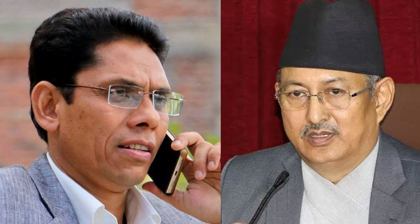 खाँणलाई भेट्न गृह मन्त्रालय पुगे प्रकाण्ड, के भयो कुरा ?