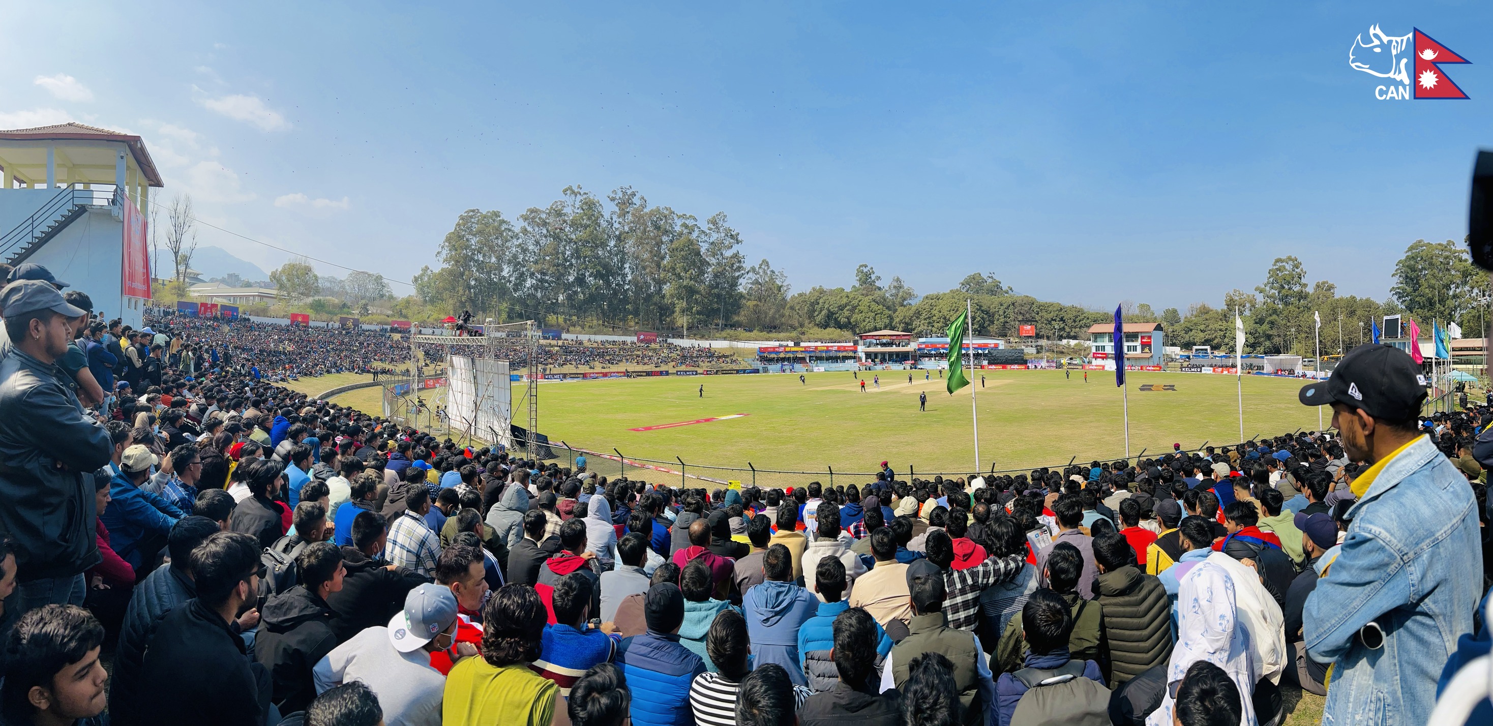 त्रिवि क्रिकेट मैदानमा नेपाली दर्शकको घुइँचो (फोटो फिचर) 