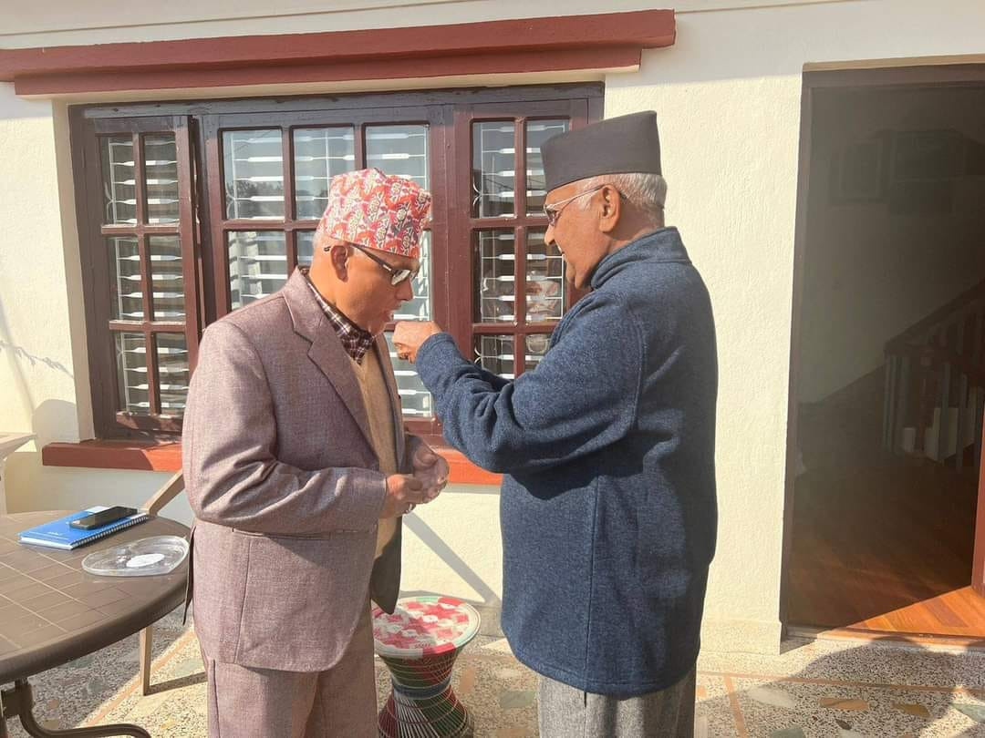 ज्यान मुद्दामा सफाइ पाएका काेइरीले बालकोटमा ओलीबाट लिए सगुन 