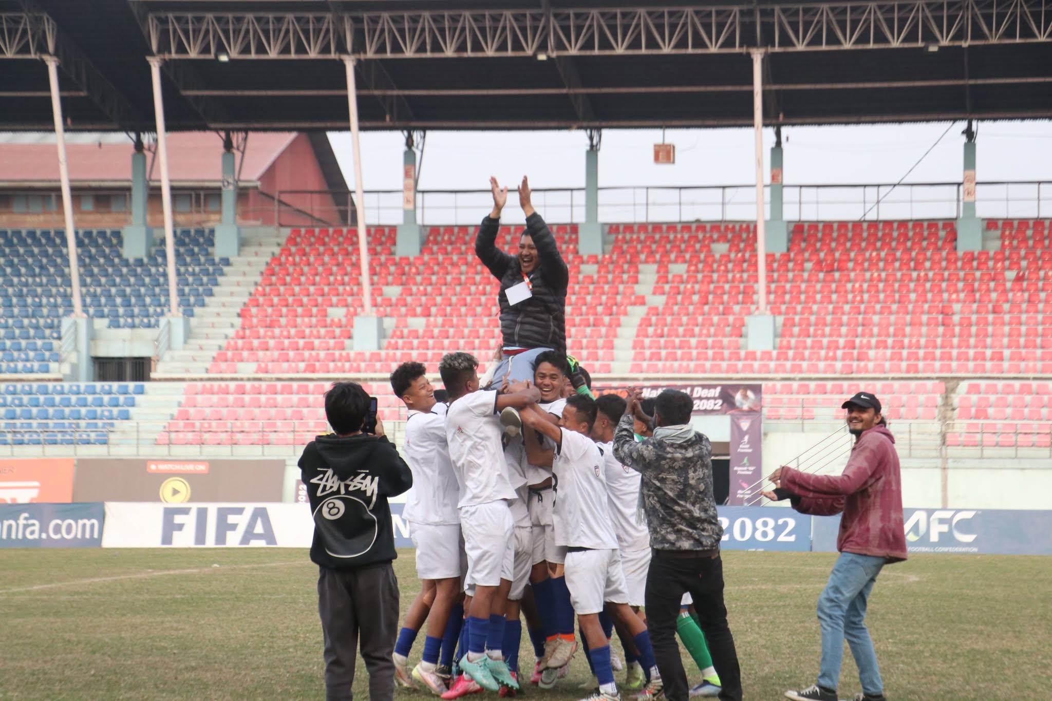 कोशीले जित्यो बहिरा फुटबल प्रतियोगिताको उपाधि
