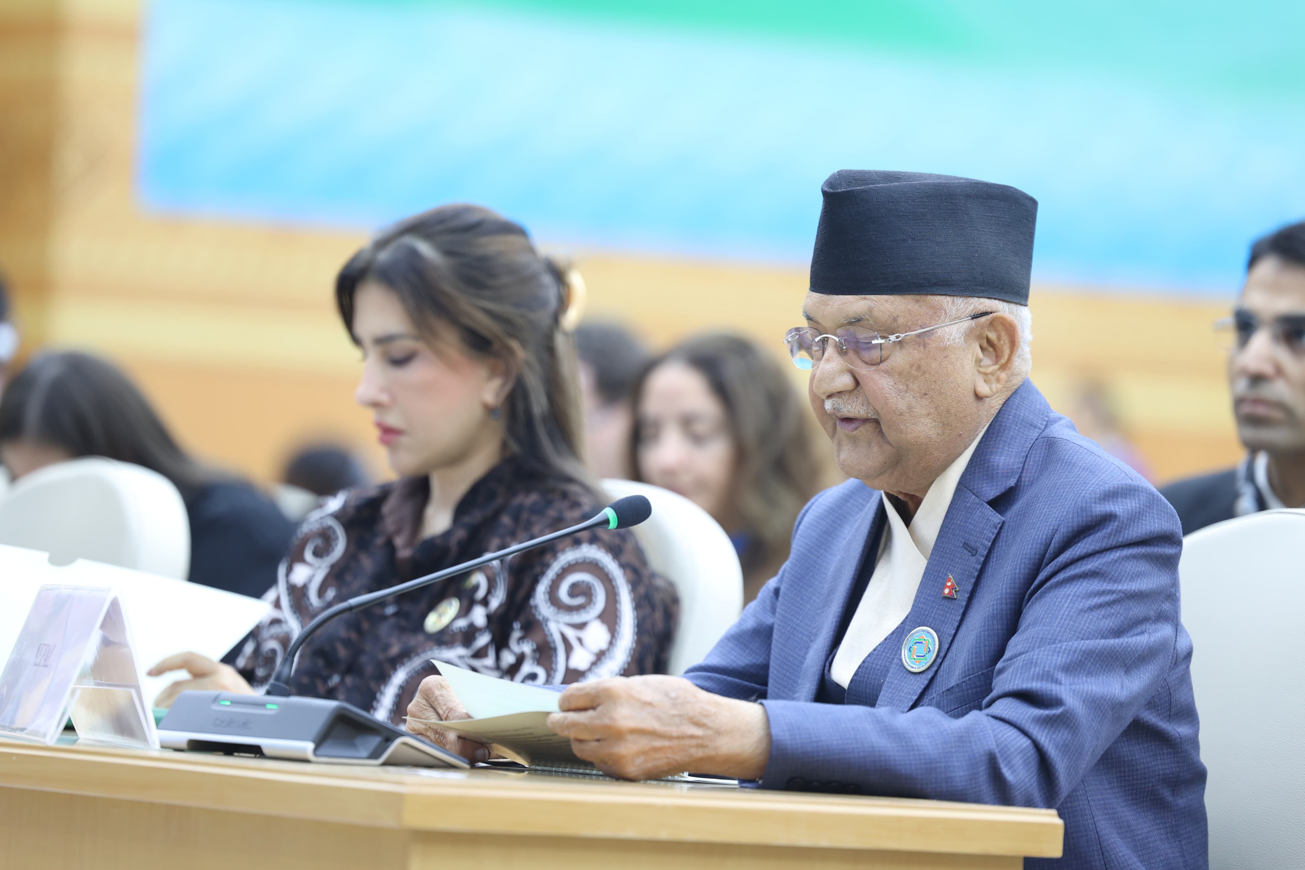 उच्चस्तरीय विषयगत राउण्ड टेबलसत्रमा प्रधानमन्त्री ओलीले गरे सम्बोधन  