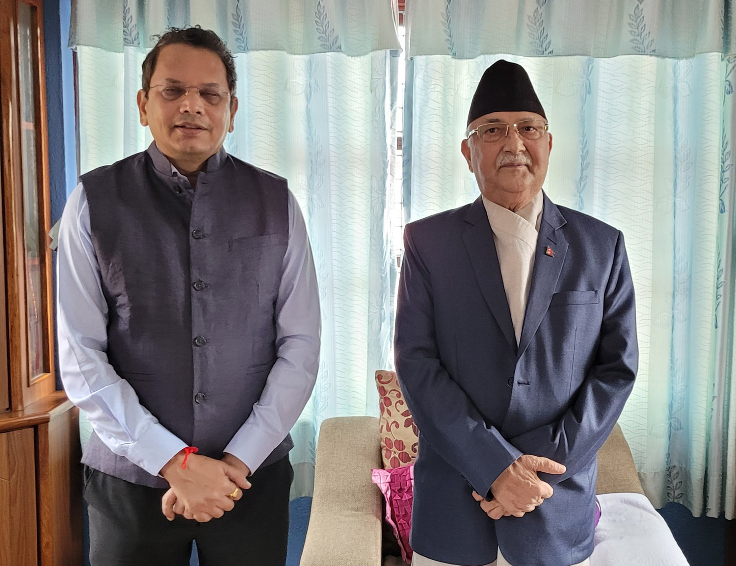 भाजपा नेता चौथाइवालेको काठमाडौंमा राजनीतिक दौडधुप, देउवापछि ओलीसँग भेट