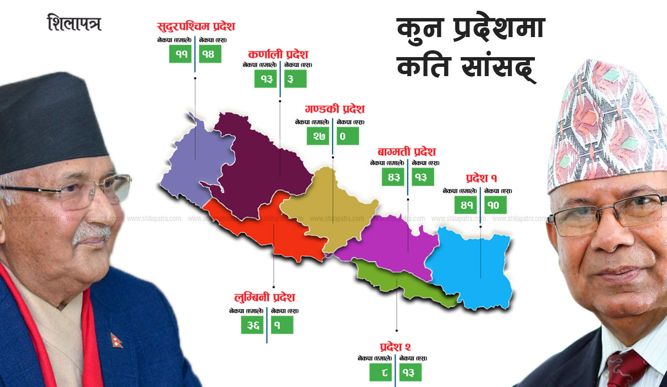 दल विभाजन सनाखत: ६ प्रदेशसभाका ५४ सांसद एकीकृत समाजवादीमा, १ सय ७९ जना एमालेमै (सूचीसहित)
